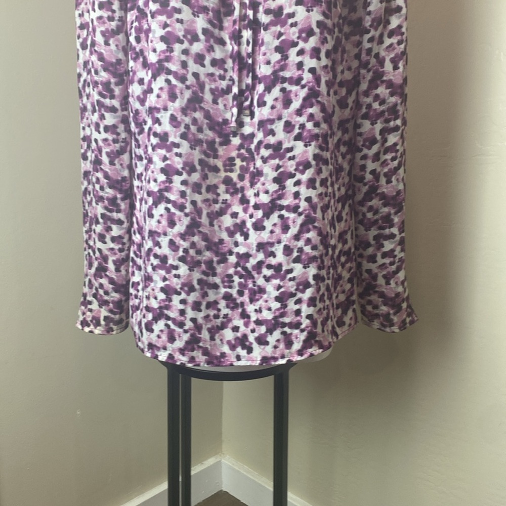 Purple Patterned Blouse - Picture 3 of 11